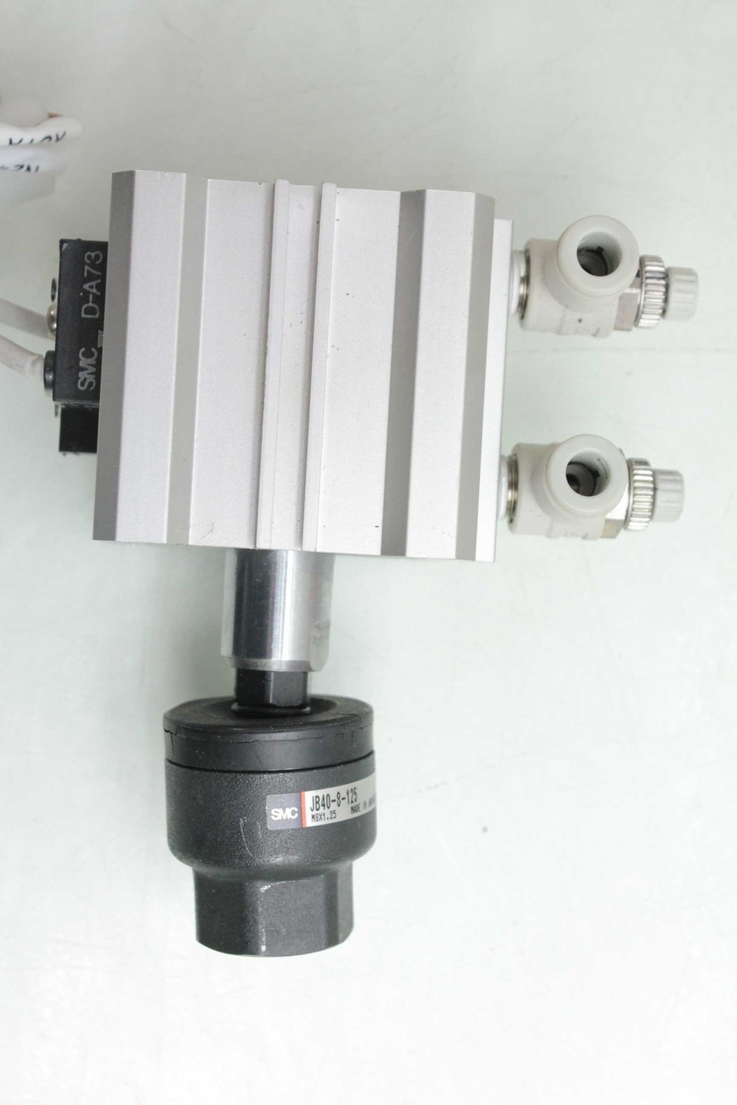 SMC CDQ2L40-10-A73 Pneumatic Air Cylinder 40mm Bore x 10mm Stroke w Limit Switch - Used - Image 6