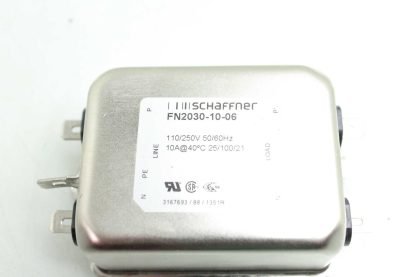 Schaffner FN 2030 10 06 Power Line EMI Filter 10 Amps 110250V AC Input Used 182436388698 5