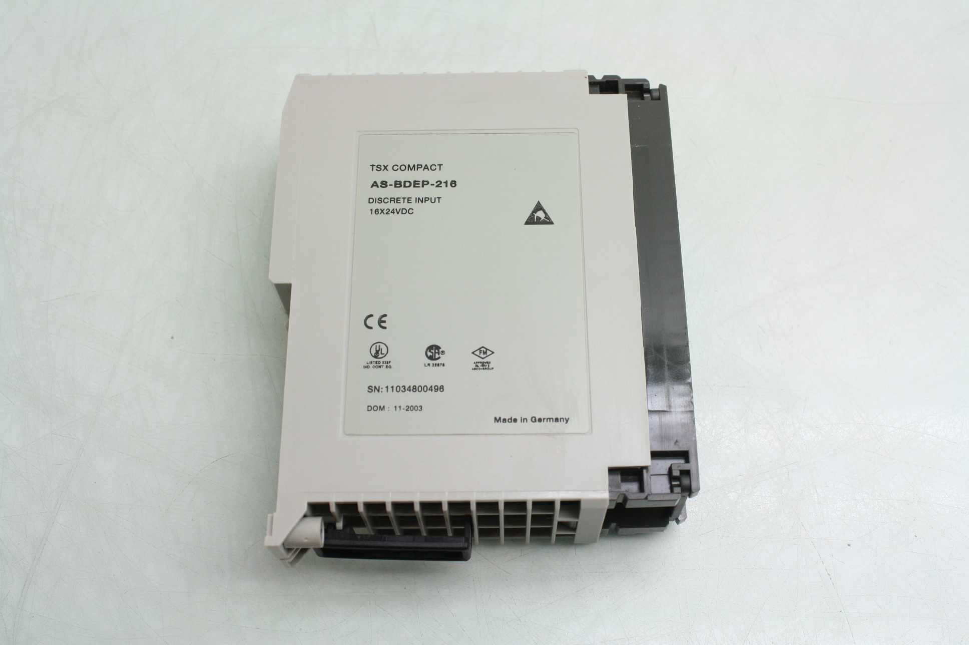 Schneider Automation AS-BDEP-216 Discrete 16 Channel Input Module 24V DC - Used - Image 15