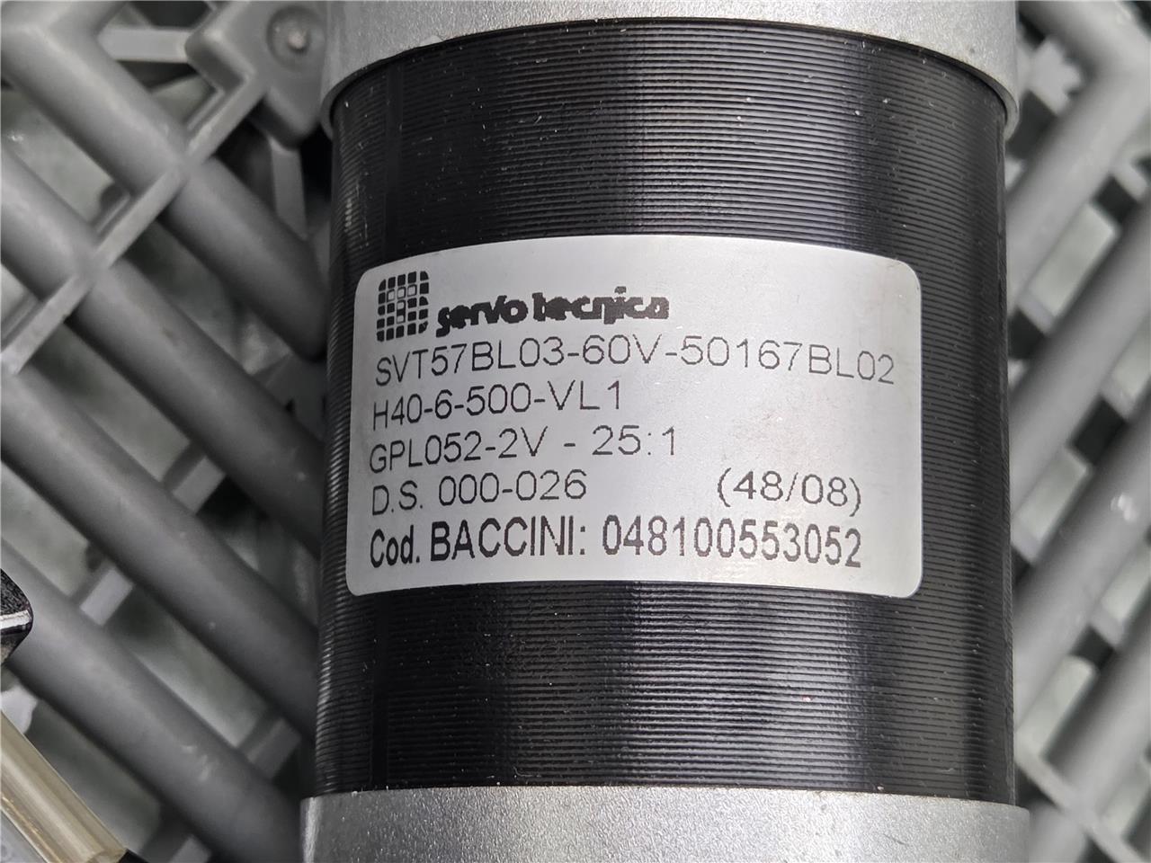 Servo Tecnica SVT57BL03-60V-50167BL02 Motor w/ Mecapion H40-6-0500VL Encoder - Used - Image 13