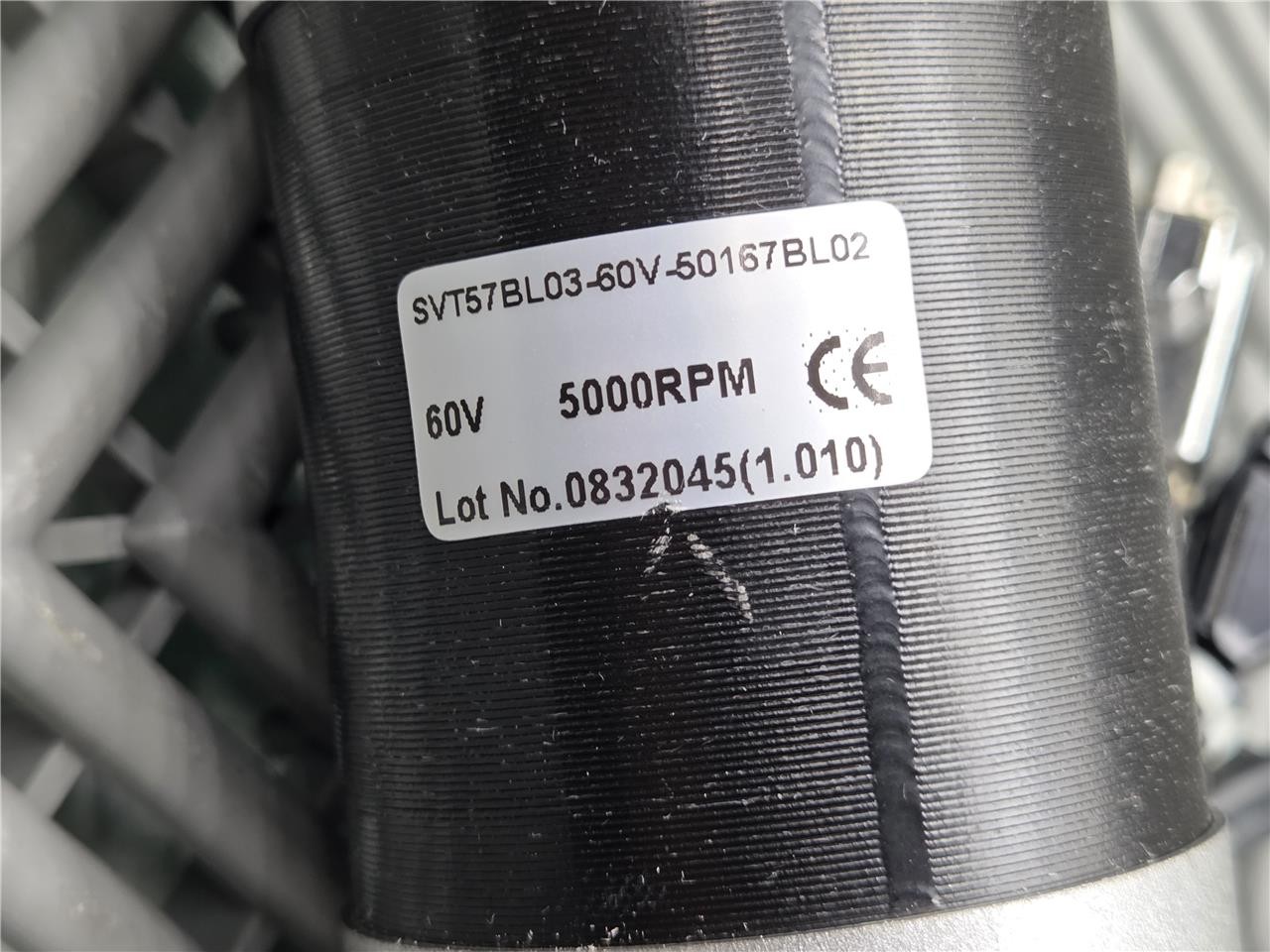 Servo Tecnica SVT57BL03-60V-50167BL02 Motor w/ Mecapion H40-6-0500VL Encoder - Used - Image 6