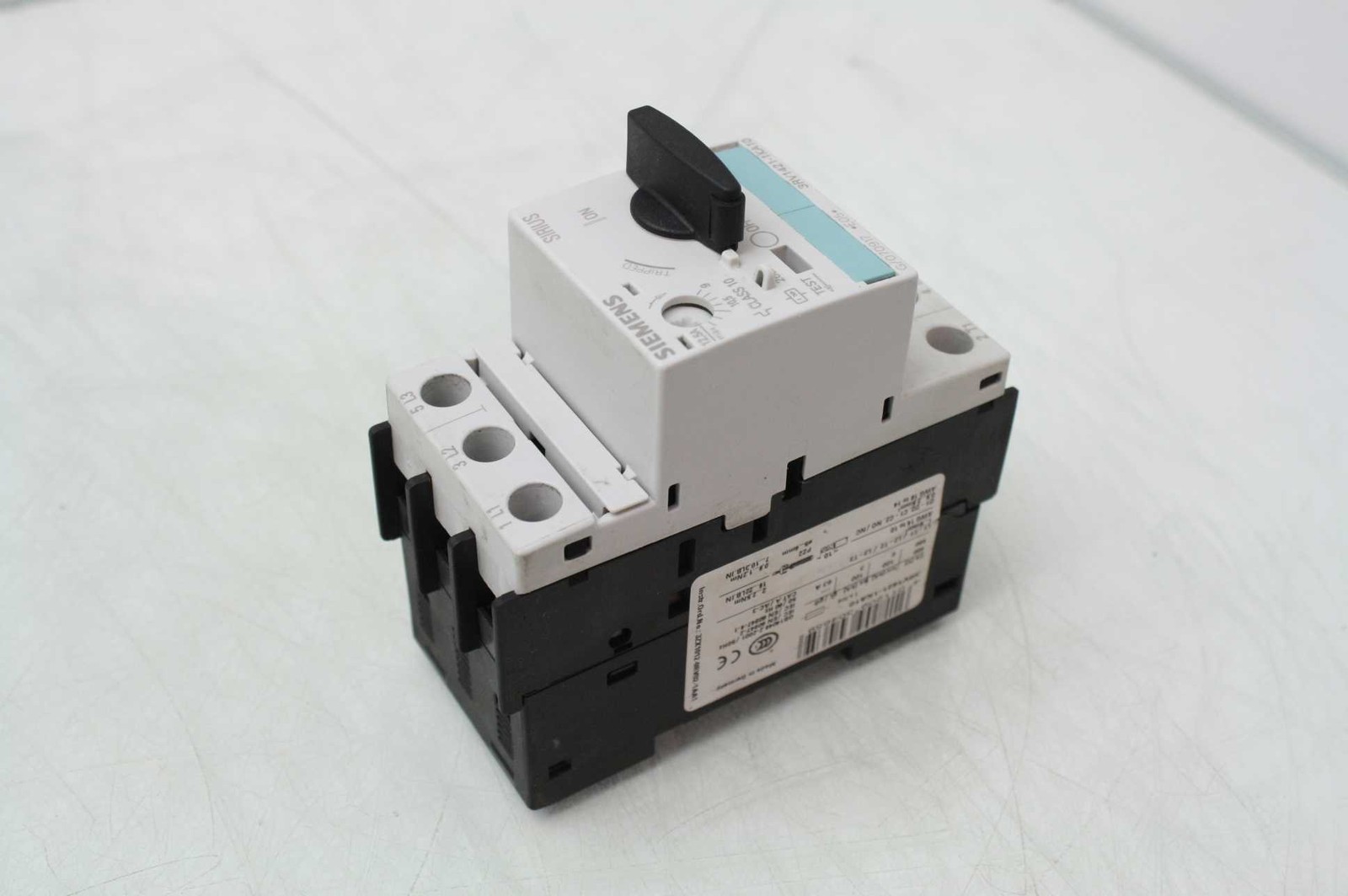 Siemens 3RV1421-1KA10 3 Pole Motor Protector Breaker 9-12.5A Current Rating - Used - Image 4