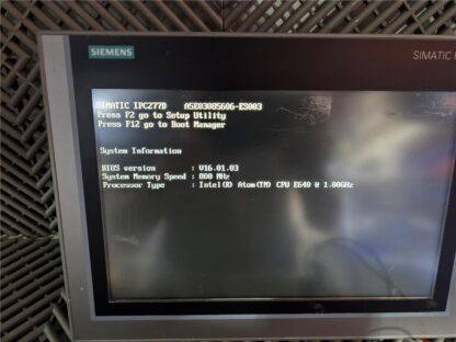 Siemens 6AV7881-3AA00-2DA0 Touch Screen HMI NanoPanel PC 12-inch, USA Stock - Used - Image 11