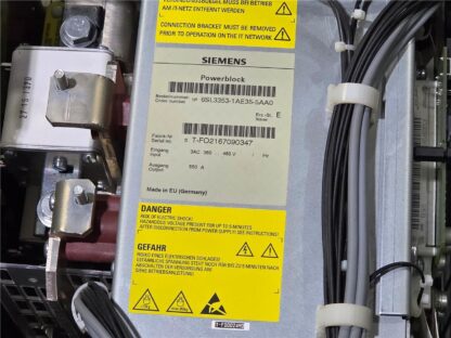 Siemens 6SL3330-6TE35-5AA3 Smart Line Servo Rectifier Module 550A, 250kW - Used - Image 6