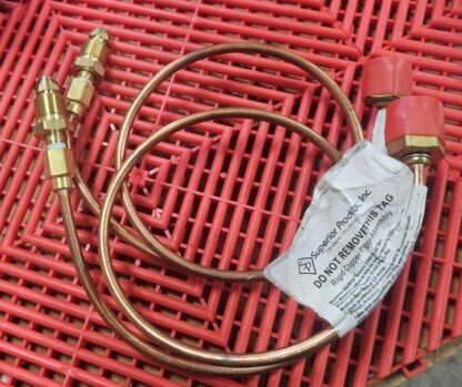 Superior 20" High Pressure Oxygen Cleaned Copper Pigtail CGA540 to BS 341-3 - New