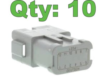 New Deutsch DT04-12PA-P021 Bussed Feedback Receptacle Plug Assembly 12 Pin - New - Image 15