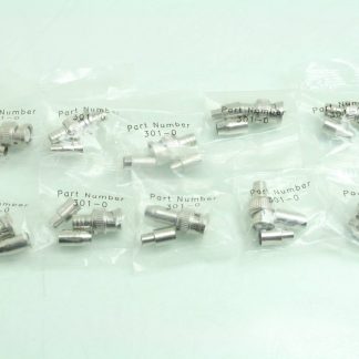 10 New Gem 301-0 Crimp On BNC Plug RG59 / 6PVC / RG6 BNC Connectors - New