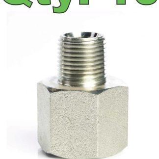 (10) Tompkins 5405-08-12 Hydraulic Coupling 3/4" Female NPT x 1/2" Male NPT - New