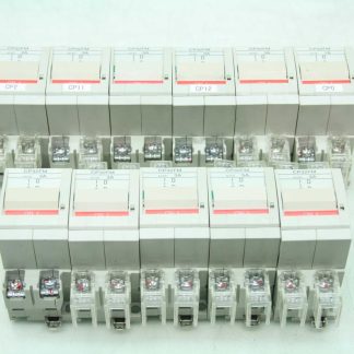 11 Assorted Fuji Electric CP32FM 2 Pole Circuit Breakers 1 to 5A Trip Rated - Used