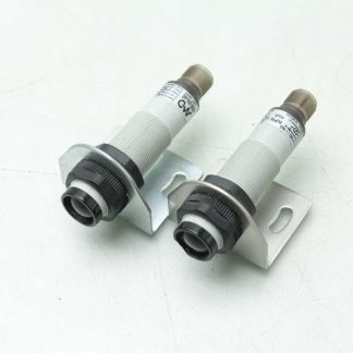 2 Automation Direct SSR-0N-4E Tubular Photoelectric Sensor Through Beam 8mm M12 - Used