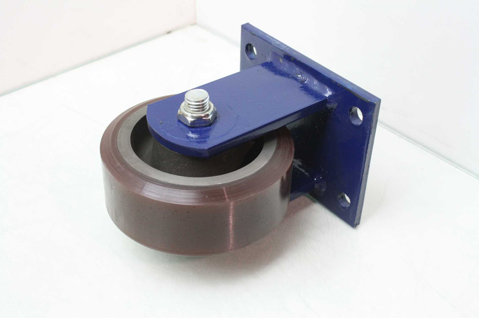 2 Caster Concepts Steel Ball Bearing 6" x 2" Fixed Casters Polyurethane Treads - New - Image 5