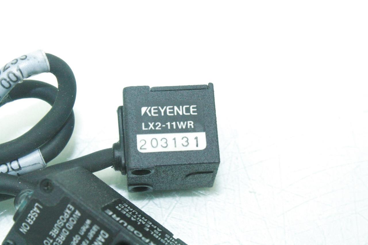 Keyence LX2-11WT Thru Beam Laser Sensor 