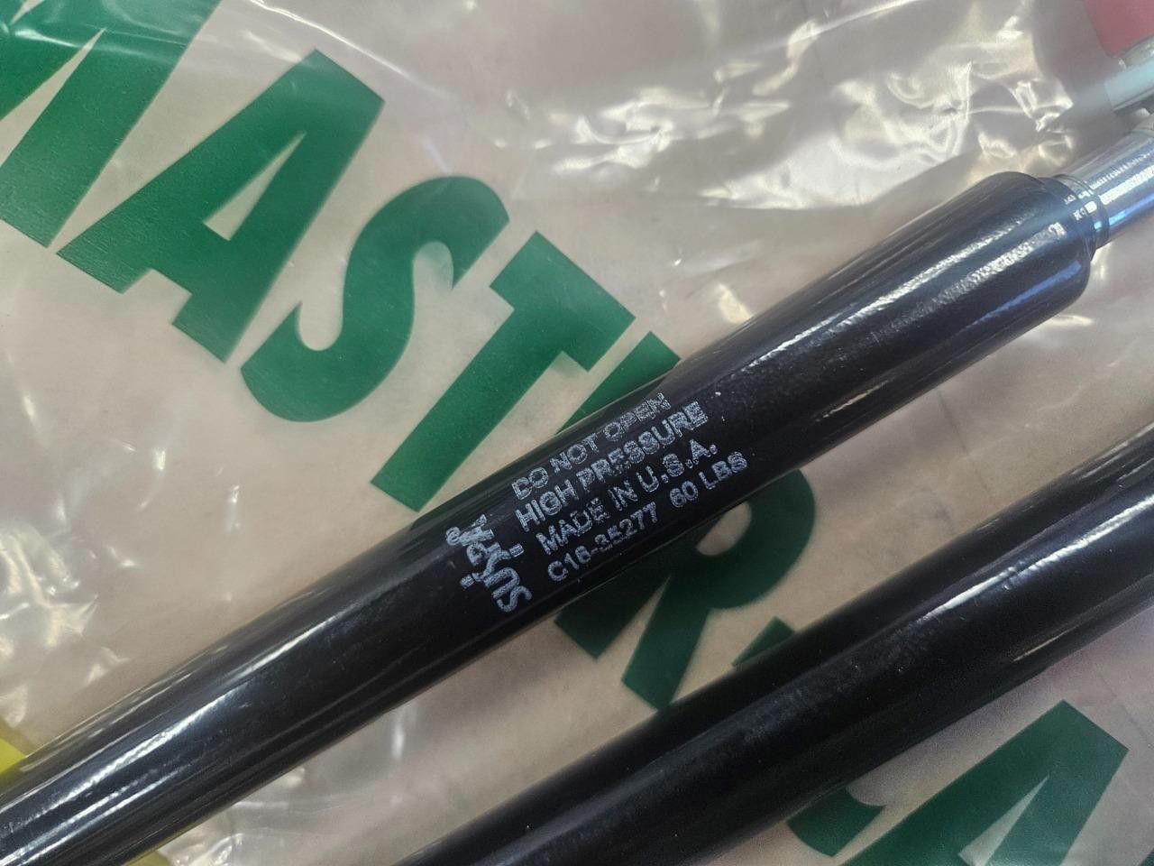 2 New McMaster 4138T556 Gas Extension Springs 60 lbf x M8 Ball Stud x 15.24" - New - Image 4