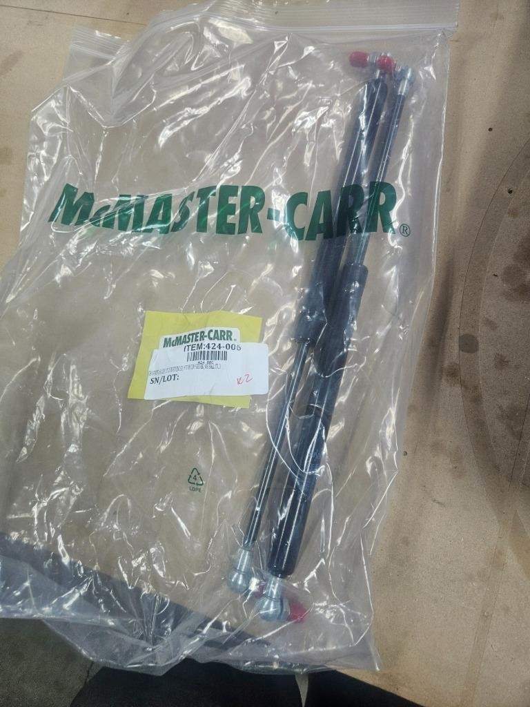 2 New McMaster 4138T556 Gas Extension Springs 60 lbf x M8 Ball Stud x 15.24" - New - Image 5