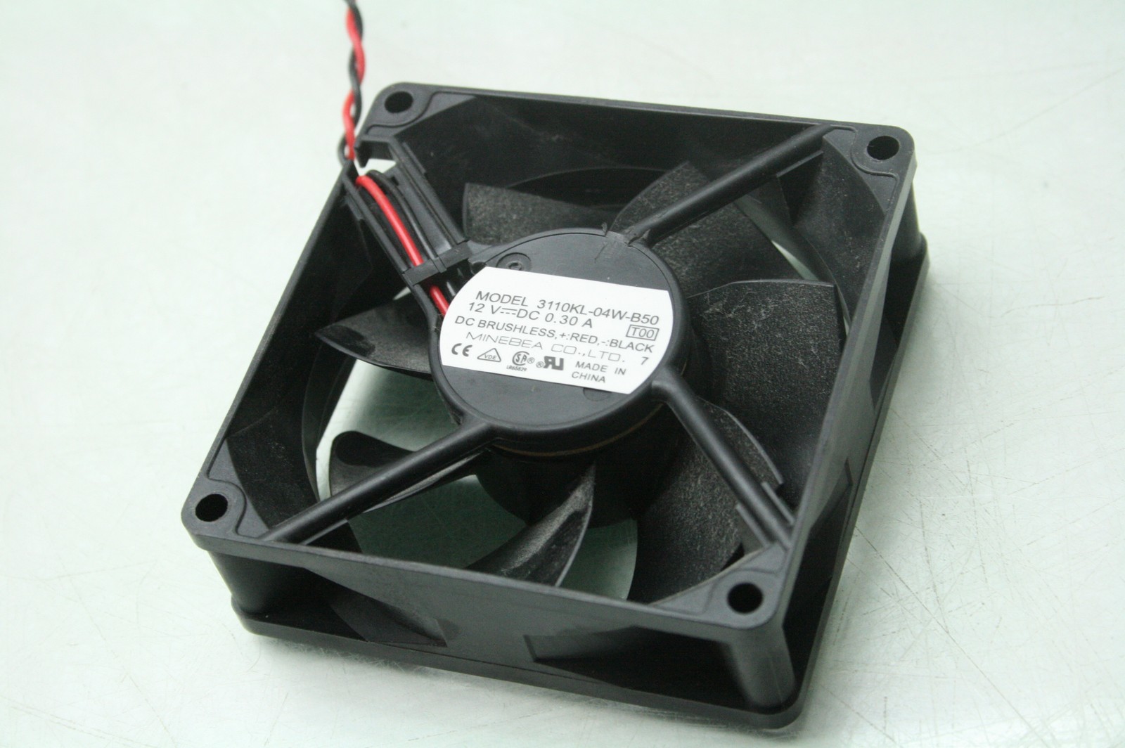 20 NMB 3110KL-04W-B50 DC Brushless Motor Fan 12V DC 80mm Frame - Used - Image 6
