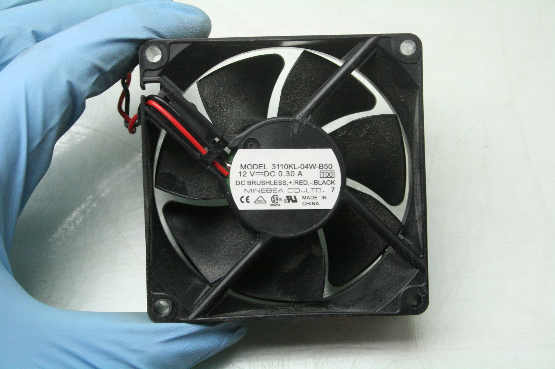 20 NMB 3110KL-04W-B50 DC Brushless Motor Fan 12V DC 80mm Frame - Used - Image 9