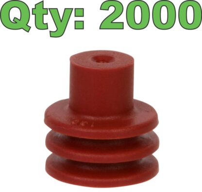 (2000) New Aptiv 15324983 Red Silicone Wire Seals GT 630 22-20 AWG - New - Image 7