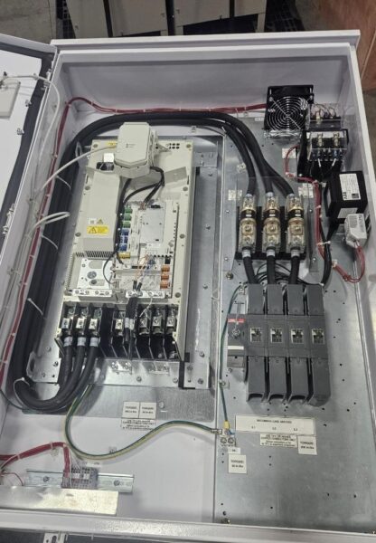 2021 ABB ACS580-0P-156A Enclosed VFD Drive 125 HP / 460V AC Three Phase - Used - Image 3