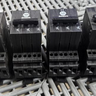 (4) Allen Bradley 1492-GS3G040 Circuit Breakers 4A Three Pole - Used
