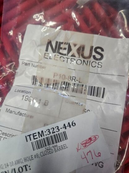 (476) New Panduit P10-8R-L Ring Terminals 10-12 AWG #8 Stud Size - New - Image 4