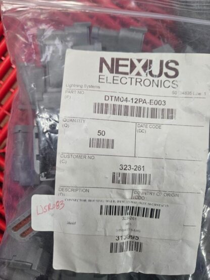 (50) New TE Connectivity Deutsch DTM04-12PA-E003 Connector 12 Position, End Cap - New - Image 4