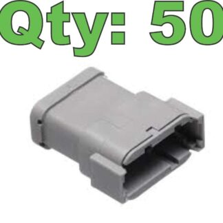 (50) New TE Connectivity Deutsch DTM04-12PA-E003 Connector 12 Position, End Cap - New