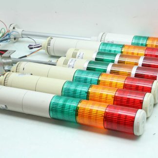 7 Patlite Green, Orange, Red Stacklights / SEB-D / SEFB-D / STPB-A / LME-FB - For parts or not working
