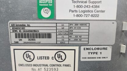 ABB ACH400 VFD AC Drive 200 HP / 480V AC ACH402621032 - Used - Image 4