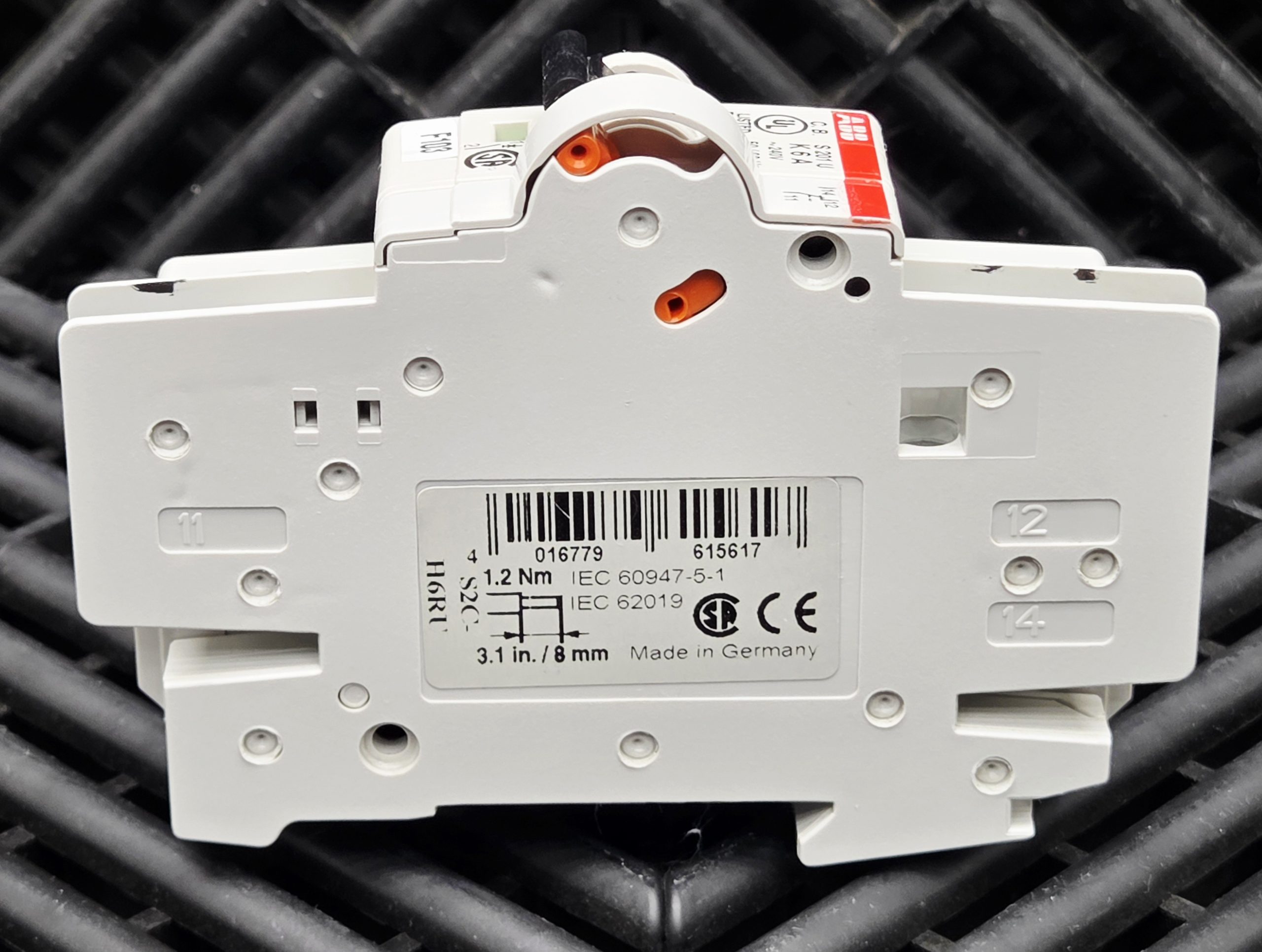 ABB S201U-K6A 6A 240V 1P K-Curve MCB Circuit Breaker Used Lot of 5 - Used - Image 12