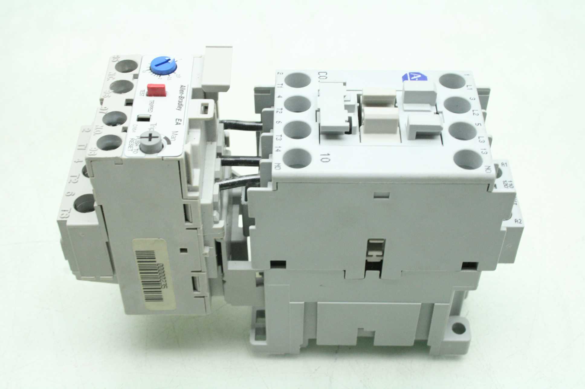 Allen Bradley 100-C09*10 Contactor + 193-EA1DB Relay, Contactor Assembly - Used - Image 8