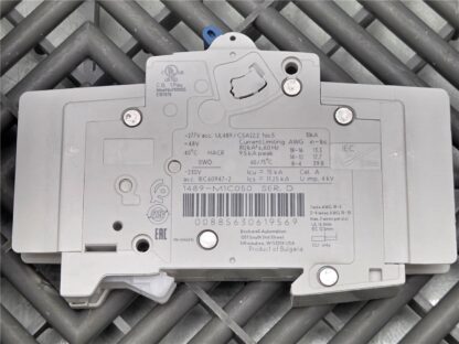 Allen Bradley 1489-M1C050 Ser. D Circuit Breaker 5A Single Pole Lot of 2 - Used - Image 6