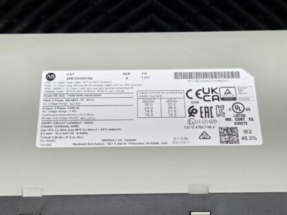 Allen-Bradley 25B-D030N104 Ser A PowerFlex 525 AC Drive 20HP w/Options US Stock - New other (see details) - Image 3