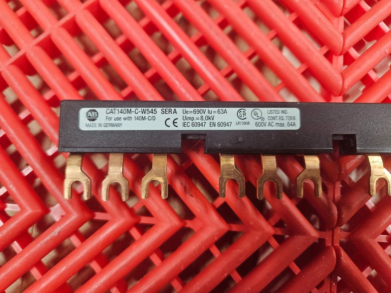 Allen-Bradley CAT140M-C-W545 Busbar Jumper 3 Phase / 63A - New other (see details) - Image 8
