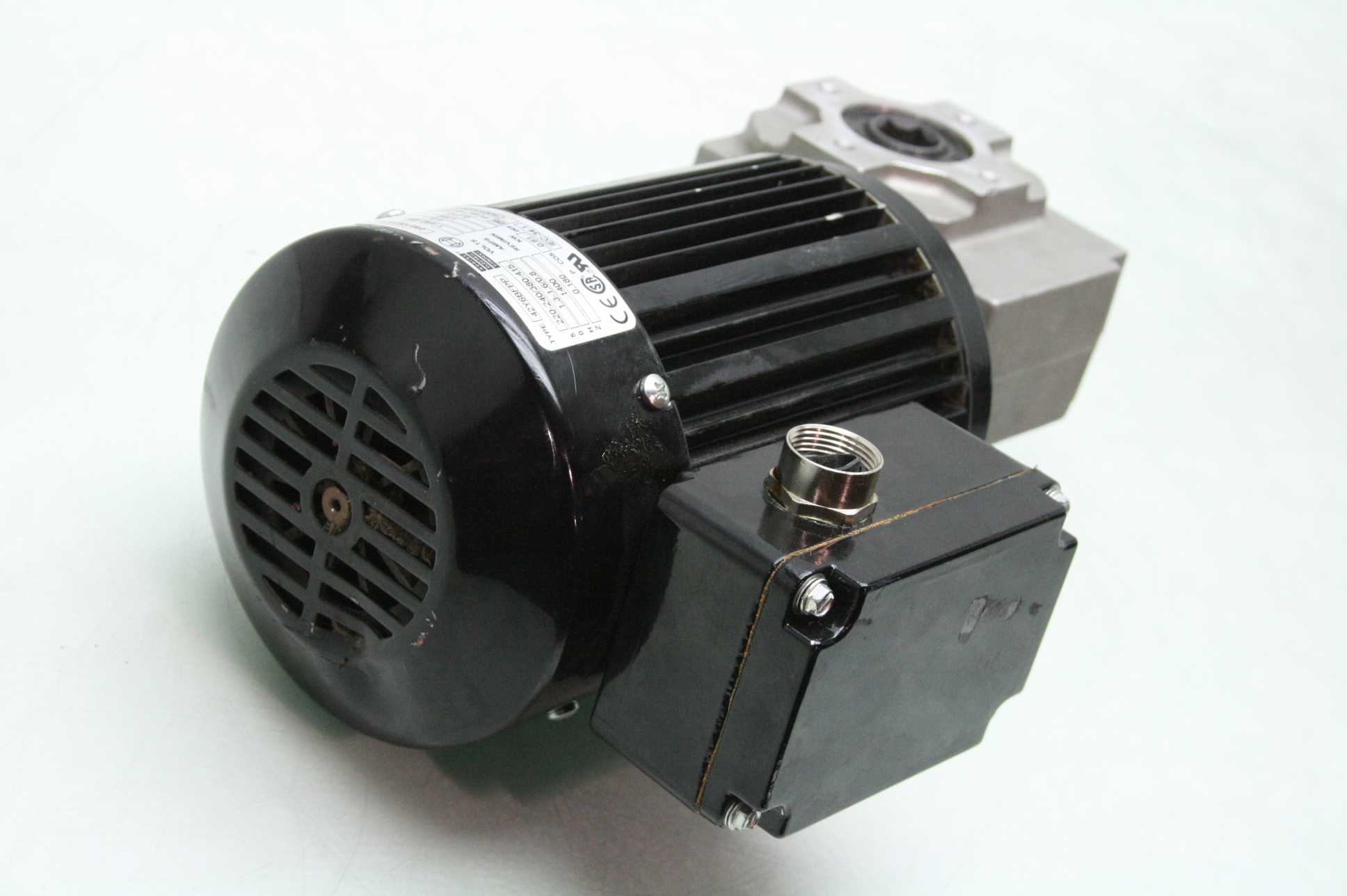 Bodine 42Y6BFPP Hollow Hex Shaft Gear Motor Bosch 3842503065 Worm Reducer 10:1 - Used - Image 13