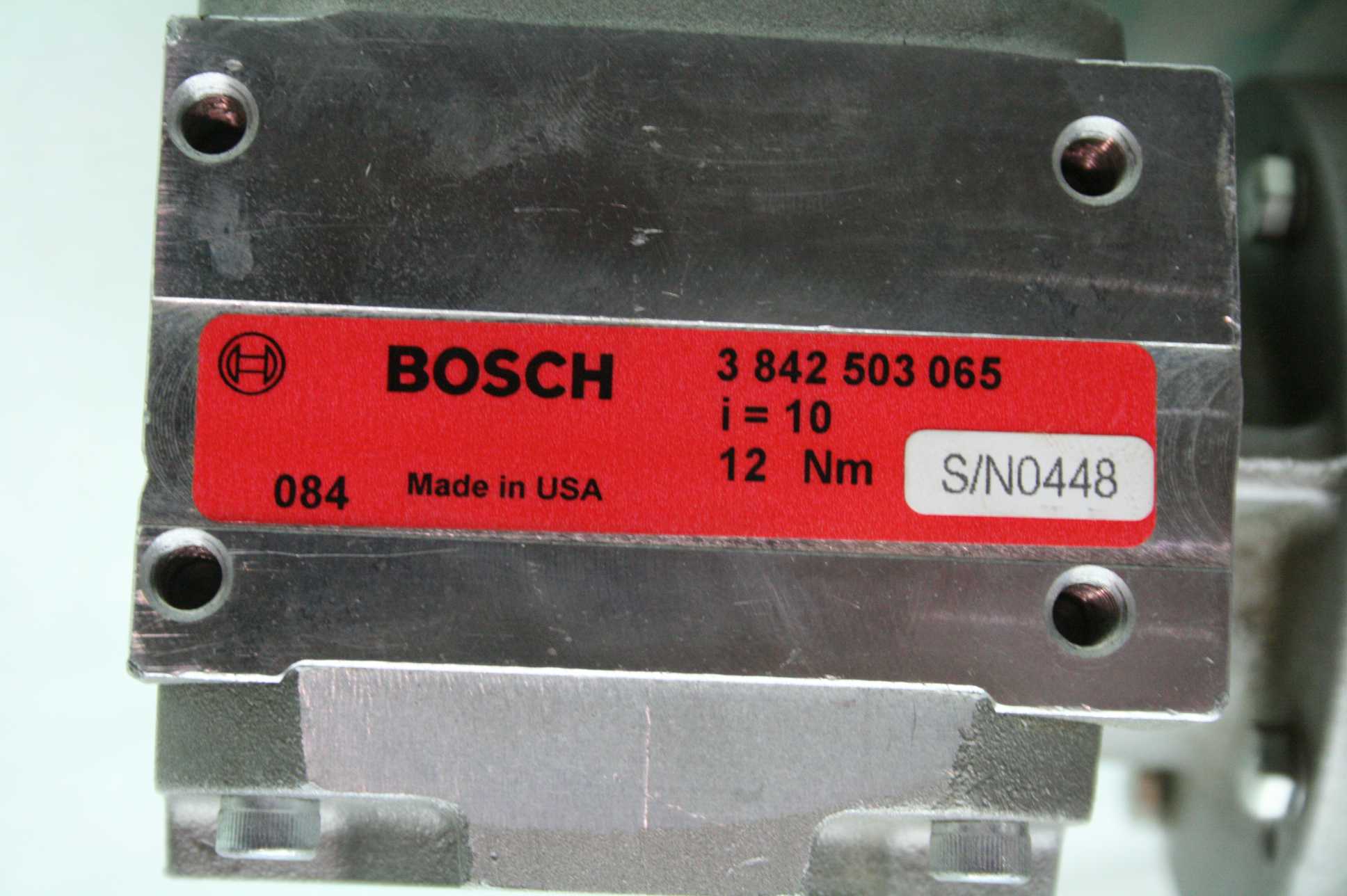 Bodine 42Y6BFPP Hollow Hex Shaft Gear Motor Bosch 3842503065 Worm Reducer 10:1 - Used - Image 17