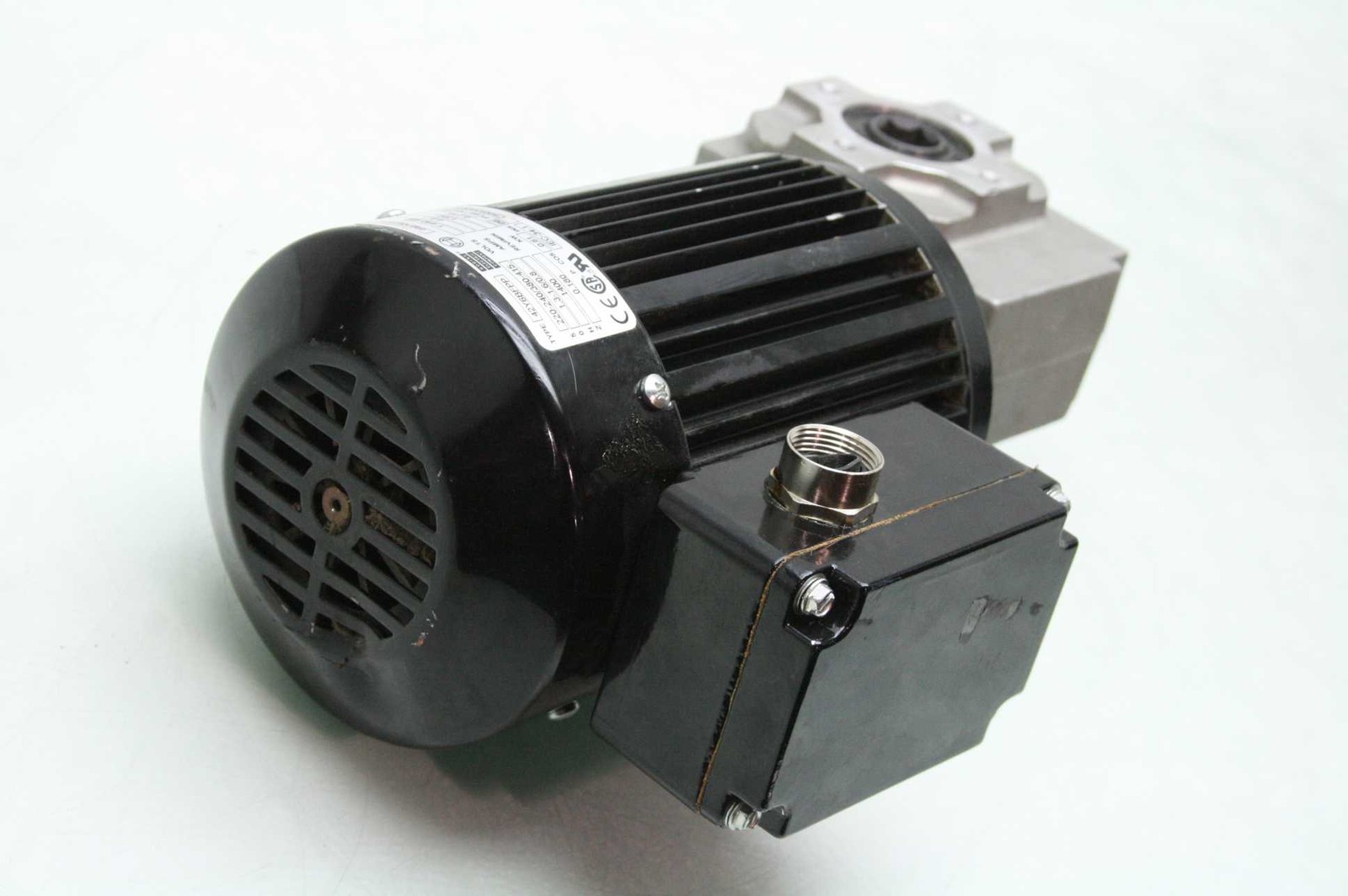 Bodine 42Y6BFPP Hollow Hex Shaft Gear Motor Bosch 3842503065 Worm Reducer 10:1 - Used - Image 4