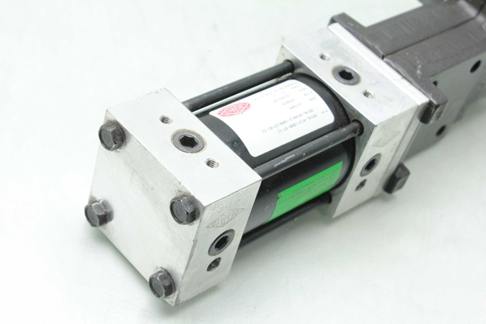 Destaco 991AL-013-180B-57 Pneumatic Hold Down Clamp Single Arm 45 Degrees 3/8" - Used - Image 4