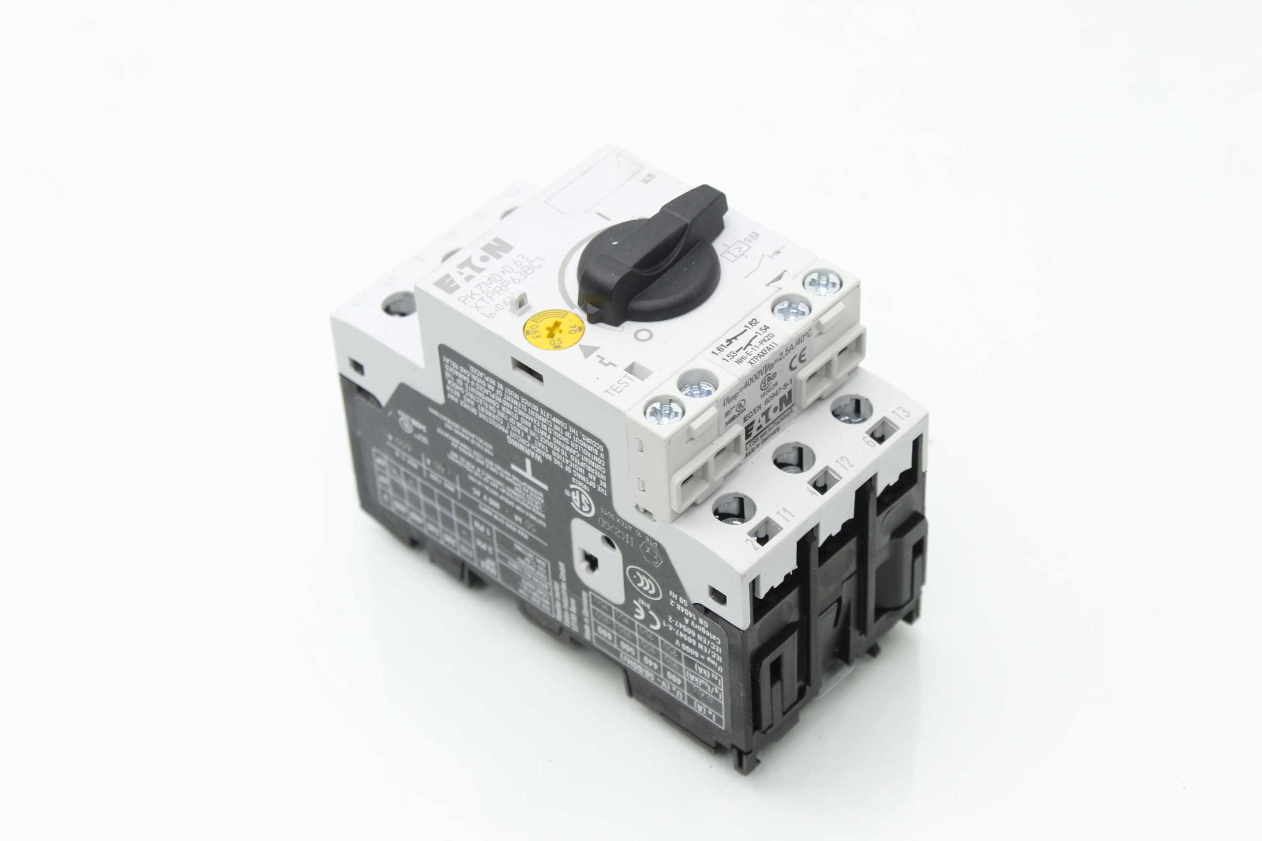 Eaton PKZM0-0,63 Thermal Magnetic Motor Protector 0.63 Amp, 3 Pole, 220-690 AC - Used - Image 9