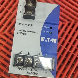 Eaton PSG60F 24V DC Power Supply 400-500V AC Input / 24V DC Output 2.5A - Used