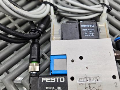 Festo 162524 Vacuum Generator VADMI-45-P w/ MSZB-2-24DC Valve Coil & 381016 Mod. - Used - Image 4