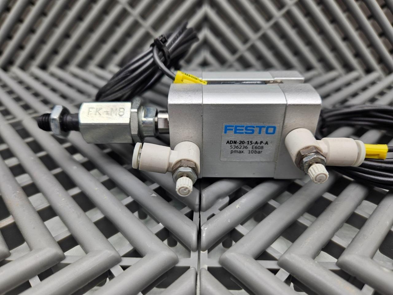 Festo ADN-20-15-A-P-A Compact Air Cylinder 20mm Bore, 15mm Stroke - Used - Image 6
