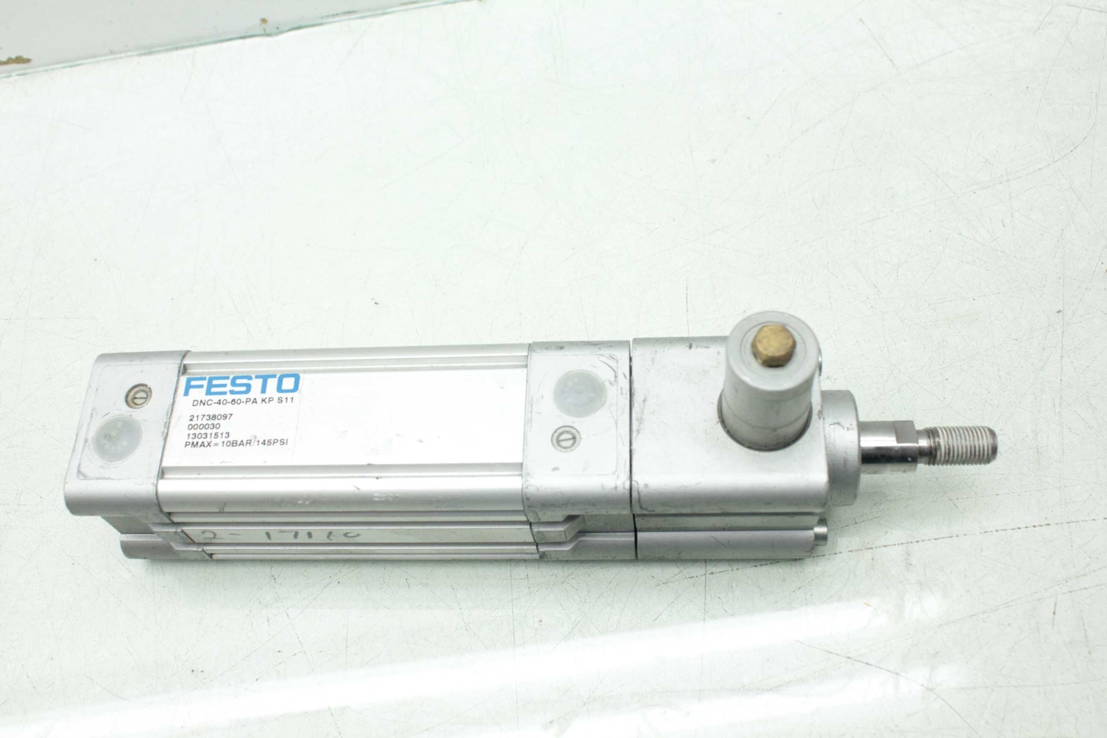 Festo DNC-40-60-PA-KP-S11 Pneumatic Air Cylinder / 40mm Bore / 60mm Stroke - Used