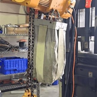 Harrington ER080S-20 Chain Hoist 16,000 lbs / 7.5 FPM / 20 ft Lift Ht / Pendant - Used