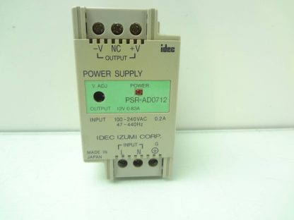 Idec Izumi PSR AD0712 DC Output Power Supply 12V 063A Used 171022201629