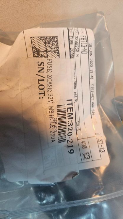 Littelfuse 3298250.H ZCASE Mega Bolt Down 250A Starter Fuse M8 Hole - New - Image 8