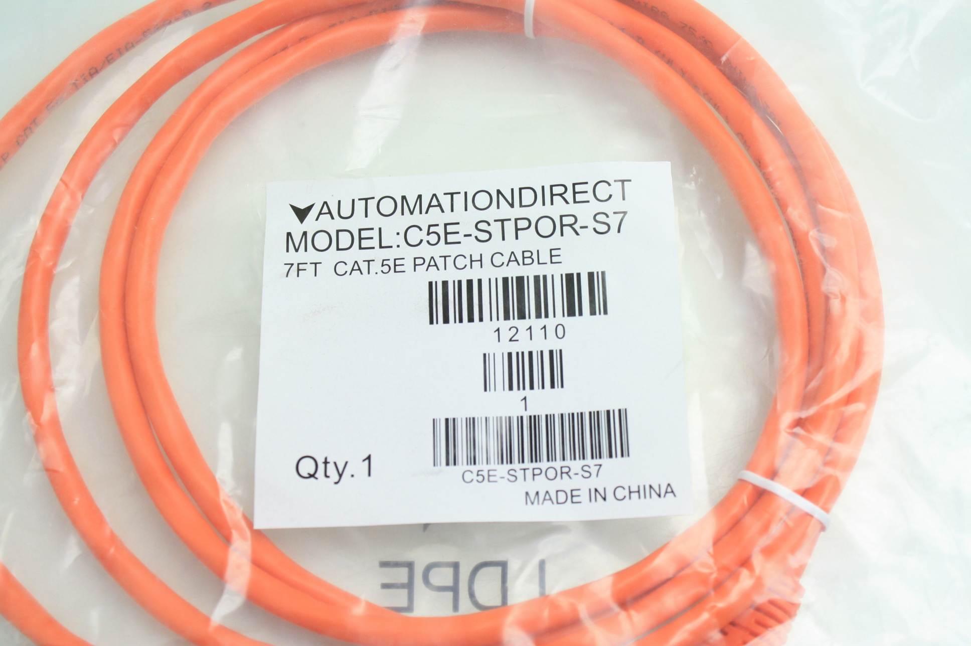 Lot of 21 Automation Direct C5E-STPOR-S7 Ethernet Straight Thru Patch Cable 7' - New - Image 8