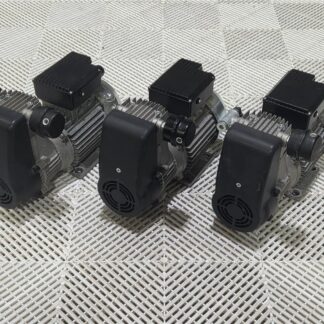 Lot of (3) Piston Air Compressor Pumps with 1.5 HP FIMEC H80D4M Motors - Used