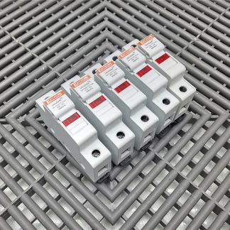 Lot of 5 Ferraz Shawmut USCC1I UltraSafe Fuse Holders, 30A 600V - Used