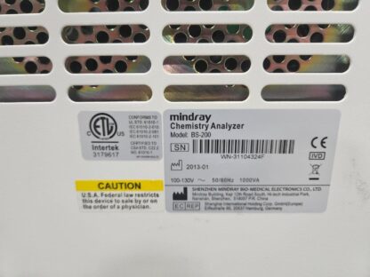 Mindray BS-200 Automatic Chemical Analyzer - New - Image 40