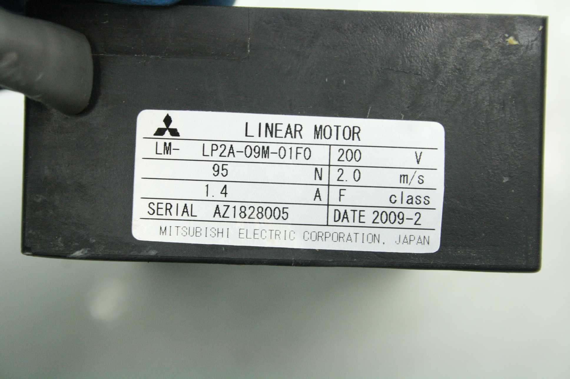 Mitsubishi LM-LP2A-09M-01F0 Magnetic Linear Servo Motor 200V / 95N / 2.0 m/s - Used - Image 16